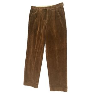 Vintage Austin Reed Corduroy Men's Brown Pants 36x31 Made In Germany